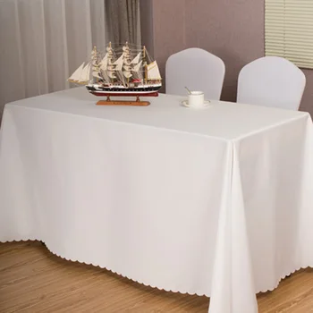 10 adet Dikdörtgen Masa Örtüleri Otel Ziyafet Düğün Masa Örtüsü Parti Ev Dekorasyon
