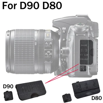 10 adet Yeni Uygun Nikon D90 D80 kapak USB kauçuk deri dekoratif deri GPS kauçuk GPS kapak yerli kamera tamir