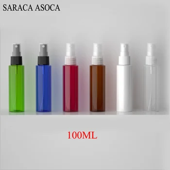 100ml Doldurulabilir Şişeler Seyahat Şeffaf Plastik parfüm şişesi Atomizer Boş Küçük Sprey Şişesi Toksik Olmayan Ve Güvenli 0