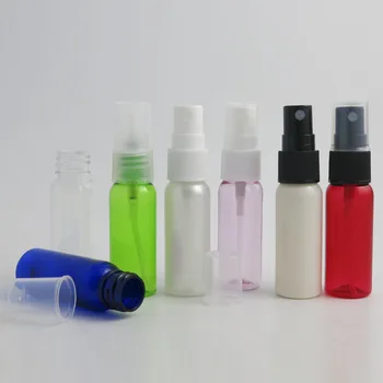 100x20 ml Taşınabilir PET Plastik Parfüm Şişesi 20cc Sis Püskürtücü Plastik Atomizer 2/3 oz Sevimli Mini Parfüm Konteyner
