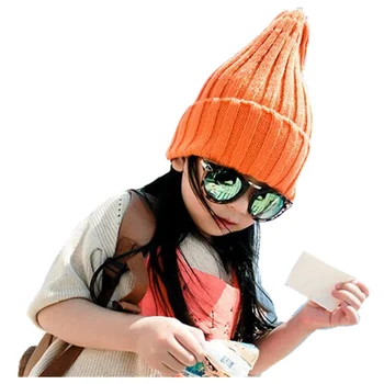 (15 renk )2022 YENİ Ücretsiz Kargo moda çocuk rahat unisex yün şapka düz tasarım sıcak colorfyl kasketleri gerilebilir 45-55cm