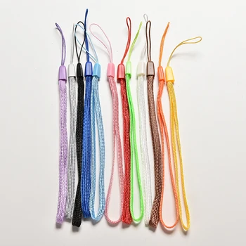 20 Adet Naylon bilek el Charm Kabloları DIY Asın Halat Kordon boyun Rastgele Renk Çanta Aksesuarları ve Süsleme