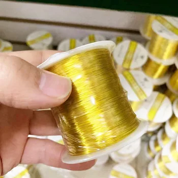 250g Katı Solmaz Bakır Tel Kararmaz Dayanıklı Boncuk Tel DIY Craft Takı Yapma Aksesuarları