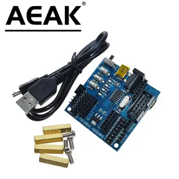 AEAK CC2530 ZigBee Sensörü Düğüm Süpürgelik Fonksiyonel Modülü genişletme kartı USB Bağlantı Noktası 24MHz 256KB