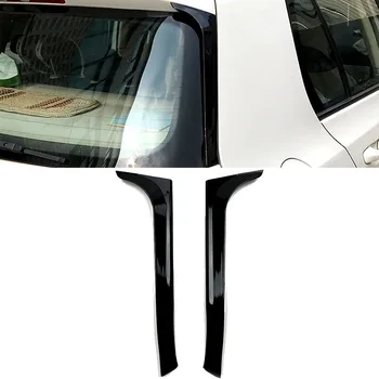 Araba Yan Kanat Çatı Spoiler Splitter Çıkartmalar Döşeme Kapak VW Volkswagen İçin Arka Pencere Siyah Parlak Golf 6 Golf MK6 Türevi Vagon