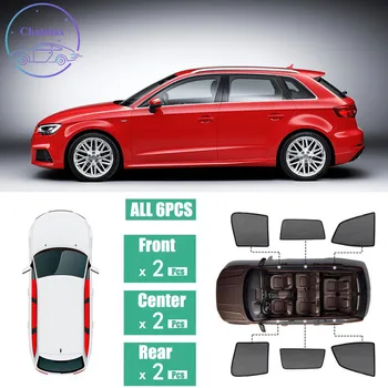 Audi için A3 Hatchback 2014-2017 Pencere Güneşlik UV Koruma Ray Engelleme Mesh Lazer Blok Siyah Net İplik