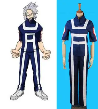Boku hiçbir Kahraman Bakugou Katsuki Todoroki Shoto Cosplay Kostüm okul üniforması Mavi Üst Pantolon Anime Cadılar Bayramı Çünkü Benim Kahraman Akademi