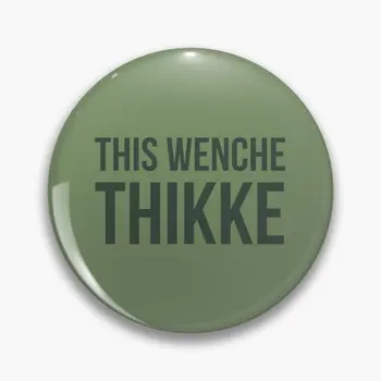 Bu Wenche Thikke Yumuşak Düğme Pin Şapka Metal Broş Yaka Pin Dekor Kadın Yaka Rozeti Karikatür Giysi Moda Yaratıcı Hediye