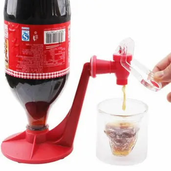 Delidge 1 ADET Mutfak Soda Dağıtıcı Içme Suyu Makinesi Musluk Kola Baş Aşağı Dağıtıcı Parti Içme Fizz Saver Dispenser