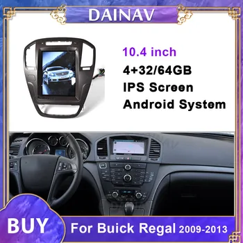 Dikey Ekran Araba Radyo Stereo Buick Regal 2009-2013 İÇİN Araba Autoradio GPS Navigasyon Multimedya DVD oynatıcı DVR İle