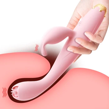 Dil Yalama Klitoral Vibratör Kadınlar İçin 10 Modları Titreşimli Seks Oyuncakları Meme Oral Seks Vajinal Stimülasyon Kadın Masturbators