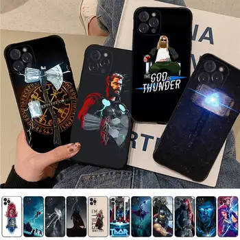 Disney Thor telefon kılıfı Silikon Yumuşak iphone 14 13 12 11 Pro Mini XS MAX 8 7 6 Artı X XS XR Kapak
