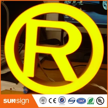DIY süper kalite akrilik led harfler ışıklı işaret