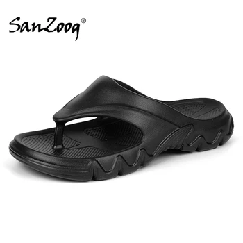 Erkek terlikleri Flip Flop plaj terlikleri Kalın Alt Yaz Açık Ayakkabı Slaytlar Tanga Terlik Kadın Sandalet yumuşak ayakkabı