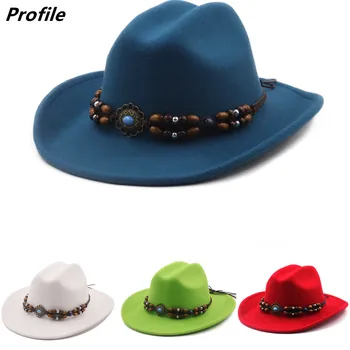 Fedora şapka yeni ulusal aksesuarları caz şapka yumru üst kış unisex fedora şapka ön göl mavi hip-hop şapka кепка мушская