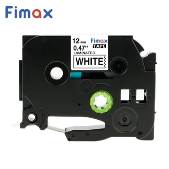 Fimax 1 Adet için Uyumlu Kardeş P dokunmatik etiket bant TZe231 12mm Siyah Beyaz için Brother Etiket Makinesi Brother etiket yazıcıları