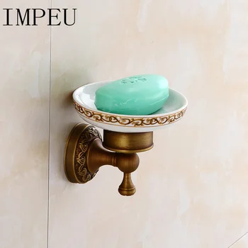 IMPEU Sabunluk için Ev / Otel / Motel, Tasarımcı Koleksiyonu, Banyo Aksesuarları, Katı Pirinç, antik Bronz Renk