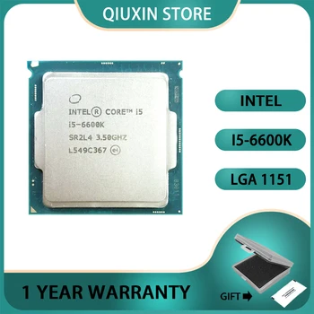 Intel Core i5 - 6600K i5 6600 K İşlemci 6 M 91 W CPU 3.5 GHz Dört Çekirdekli Dört İplik LGA 1151