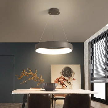 Kolye ışık yemek odası lüks İskandinav yaratıcı kişilik basit Modern Minimalist ana yatak odası bar masası Led ışıkları 0