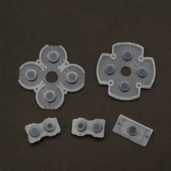 L1 R1 L2 R2 Tetik Düğmeleri 3D Analog Joystick Thumb Çubukları Kap İletken Kauçuk PS4 Denetleyici Tamir Seti
