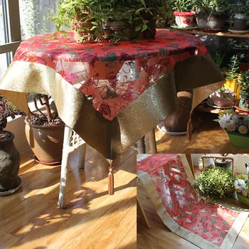 Modern Zarif Çiçekler Nakış yatak masası Koşucu Bayrağı Örtüsü Dantel Masa Örtüsü Mat Mutfak Düğün Noel Partisi Dekoru