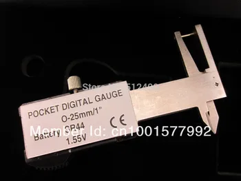 mücevher yapımı Mini kalınlık ölçer Kaliper 0-25mm 0.01 mm Elektronik Dijital Okuma Takı Taş Elmas 0