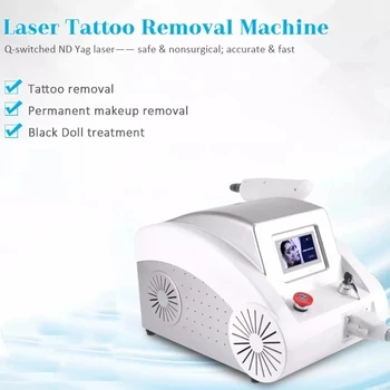 Pratik Ve Verimli La - ser Dövme Kaldırma Kaş Pigment Kaş Hattı Makinesi İle Kırmızı Pointer Dövme Kaldırma Lazer Makinesi