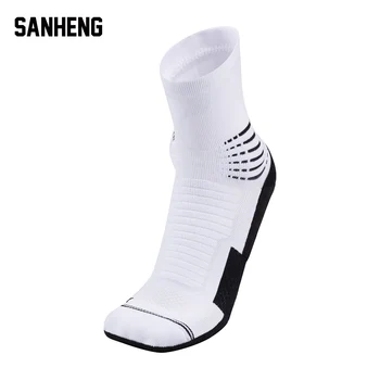 SANHENG Orijinal spor çorapları Erkek Yüksek Kaliteli Döngüsü Çorap Profesyonel Basketbol Çorap Özel Erkekler spor çoraplar
