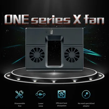 Soğutma Fanı xbox serisi X Çift Denetleyici şarj doku İstasyonu İnce dikey stant USB Soğutma Braketi xbox Konsolu İçin 0