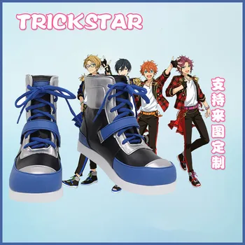 Topluluk Yıldız Hidaka Hokuto Cosplay ayakkabı Çizme Cadılar Bayramı Cosplay Prop Custom Made