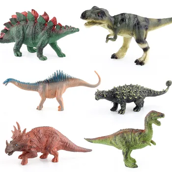 Vahşi Hayvan Dinozor Modeli Süsler Tyrannosaurus Rex Velociraptor Corythosaurus Minyatür Dekor Aksiyon Figürleri Heykelcik Oyuncaklar