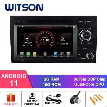 WITSON Android 11 ARABA RADYO AUDİ A4 Araba Multimedya Oynatıcı Stereo AutoAudio GPS Navigasyon DVD Video Carplay