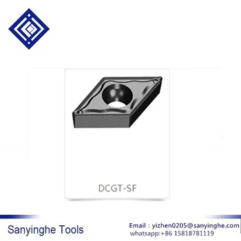 YNG151 / YNG151C / YNT251 DCGT070202-SF 10 adet/grup cnc torna tezgahı bıçağı CNC makinesi cnc karbür dönüm ekler