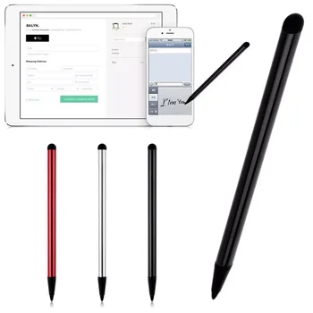 Ücretsiz Kargo 7.0 Çift amaçlı metal stylus kapasitif ekran rezistif ekran çift amaçlı dokunmatik kalem navigasyon cep telefonu un