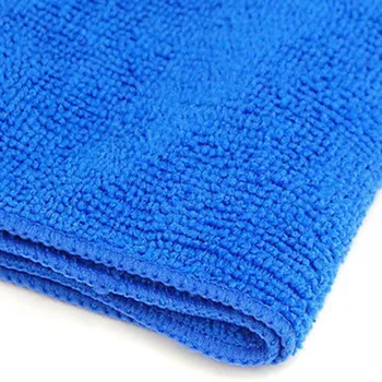 10 adet Mikrofiber Yıkama Temiz Havlu Temizlik Bezleri Mavi Araba Mobilya Temizleme Silgi Yumuşak Bezler 30x30cm 2