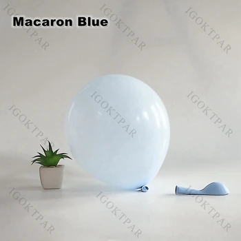 171pcs Mat koyu Mavi Balon Çelenk Düğün Dekorasyon Malzemeler Mavi Gri Turuncu Balonlar Doğum günü Partisi, Bebek Duş Dekor 2