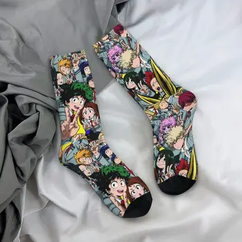 Boku Hiçbir My Hero Academia Çorap erkek kadın Rahat Katsuki Midoriya Anime Todoroki Manga Çorap Bahar Sonbahar Kış Çorap Hediyeler 2