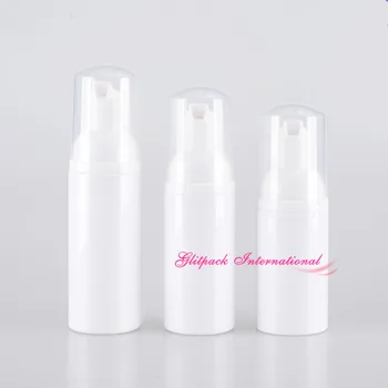 paket başına 50 yüksek kaliteli 30ml kozmetik şişe köpük pompası Doldurulabilir Şişeler beyaz / siyah Plastik Pompalar sıvı sabun dağıtmak için 2