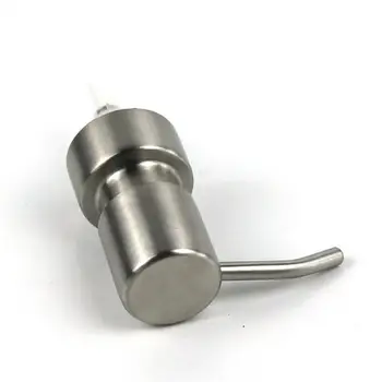 Sabunluk Donanım Meme Tüpü Paslanmaz Çelik Sıvı El köpük aparatı pompa şişesi Basın Kafası 2