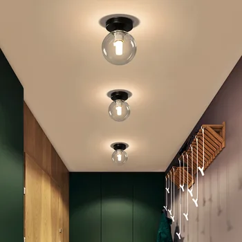Tavan ışıkları luces led para habitacion paneli cocina accesorio de teto lampara techo dekorasyon salon oturma odası cam 2