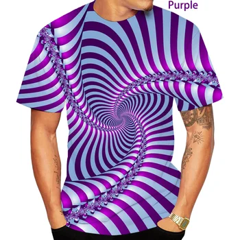 Yeni Moda 3D Baskı Vertigo Hipnotik T Shirt Serin kısa kollu tişört Sıcak Erkek / Kadın Tİşört Unisex Yaz Tees 2
