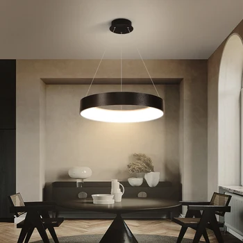 Kolye ışık yemek odası lüks İskandinav yaratıcı kişilik basit Modern Minimalist ana yatak odası bar masası Led ışıkları 3