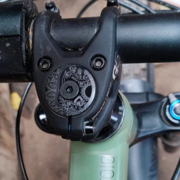 Alüminyum Alaşım Dağ MTB Yol Bisikleti kase kapağı bisiklet gövdesi Üst Kapağı için Vida ile 28.6 mm Çatal Tüp Kulaklık Kapağı 4