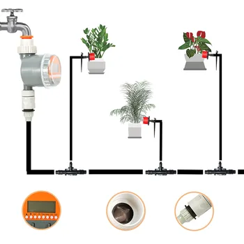 Bahçe Sulama Zamanlayıcı Bitki Sulama Mekanik Kontrol Otomatik Programlanabilir Vana Ev Kapalı Açık Damla Sistemi Aracı 4