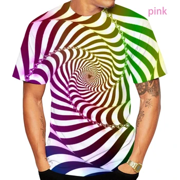 Yeni Moda 3D Baskı Vertigo Hipnotik T Shirt Serin kısa kollu tişört Sıcak Erkek / Kadın Tİşört Unisex Yaz Tees 4