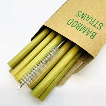 Yeniden kullanılabilir Payet Biyobozunur Bambu İçme Saman Paketi Alternatif Kağıt Payet Yenilebilir Tapyoka Payet Pamuk Kılıfı 4