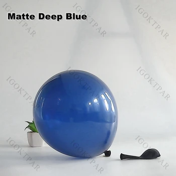 171pcs Mat koyu Mavi Balon Çelenk Düğün Dekorasyon Malzemeler Mavi Gri Turuncu Balonlar Doğum günü Partisi, Bebek Duş Dekor 5