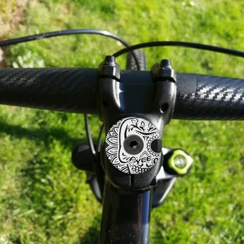 Alüminyum Alaşım Dağ MTB Yol Bisikleti kase kapağı bisiklet gövdesi Üst Kapağı için Vida ile 28.6 mm Çatal Tüp Kulaklık Kapağı 5