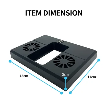 Soğutma Fanı xbox serisi X Çift Denetleyici şarj doku İstasyonu İnce dikey stant USB Soğutma Braketi xbox Konsolu İçin 5