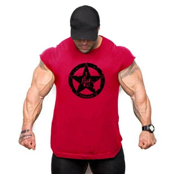 Yeni Spor Kaptan Tankı Üstleri Erkek Fanila Spor Giyim egzersiz Vücut Geliştirme Erkekler Fitness Egzersiz Giyim Yelek Kolsuz Gömlek 5